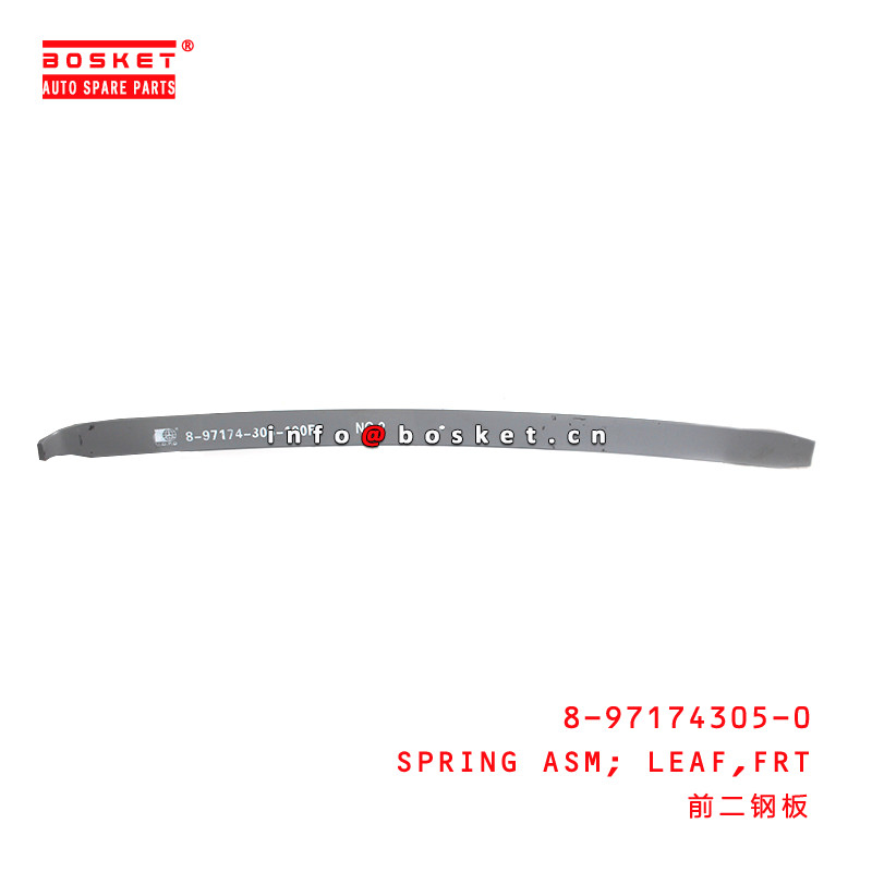 8-97174305-0 Front Leaf Spring Assembly Suitable for ISUZU NPR71 8971743050