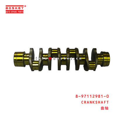 8-97112981-0 Engine Crankshaft 8971129810 For ISUZU NKR NPR 4HG1 4HF1