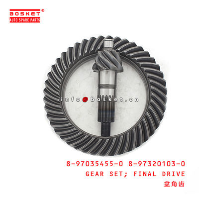 8-97035455-0 8-97320103-0 Final Drive Gear Set 8970354550 8973201030 Suitable for ISUZU NPR66 4HF1