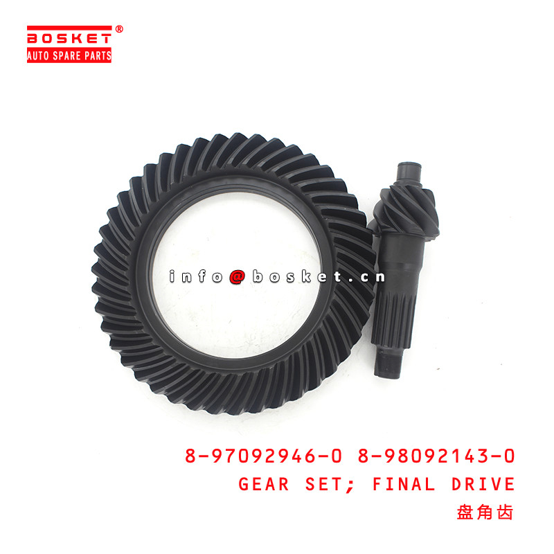 8-97092946-0 8-98092143-0 Final Drive Gear Set 8970929460 8980921430 Suitable for ISUZU NPR