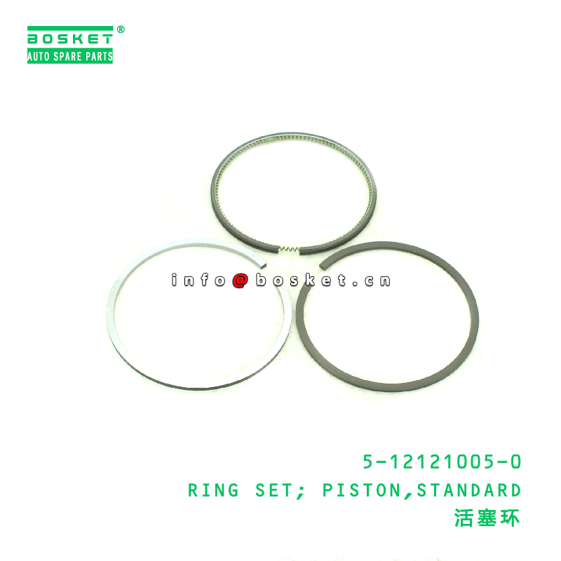 5-12121005-0 Standard Piston Ring Set suitable for ISUZU FSR113 6BD1 5121210050