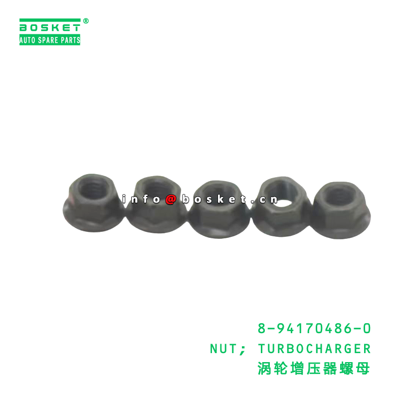 8-94170486-0 NUT; TURBOCHARGER suitable for ISUZU 8941704860
