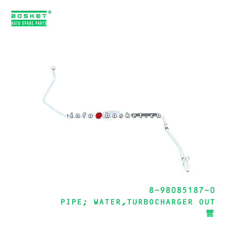 8-98085187-0 PIPE; WATER,TURBOCHARGER OUT suitable for ISUZU 8980851870