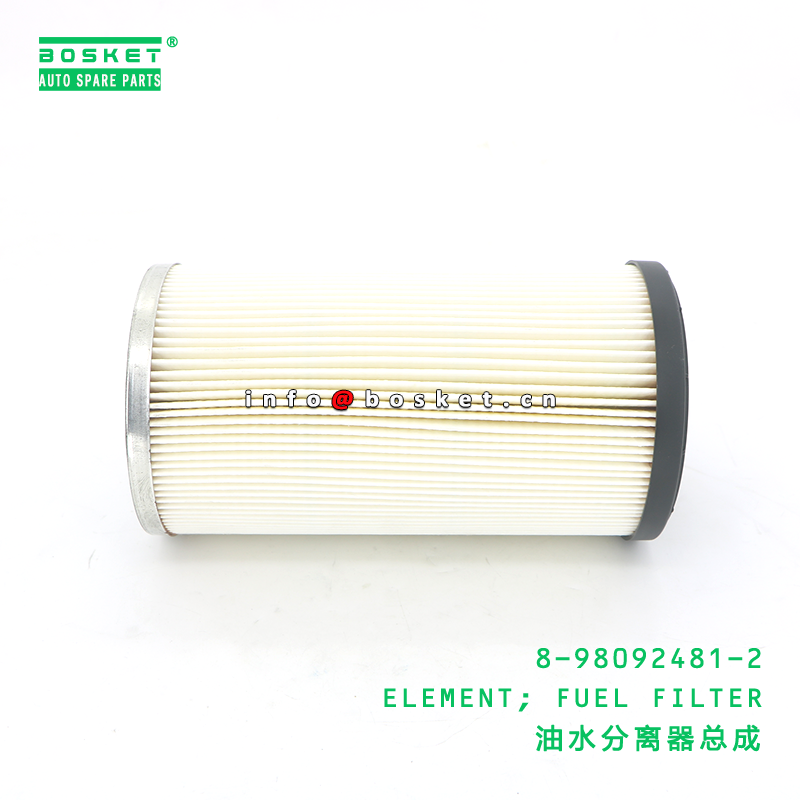 8-98092481-2 ELEMENT; FUEL FILTER suitable for ISUZU 4HK1 8980924812