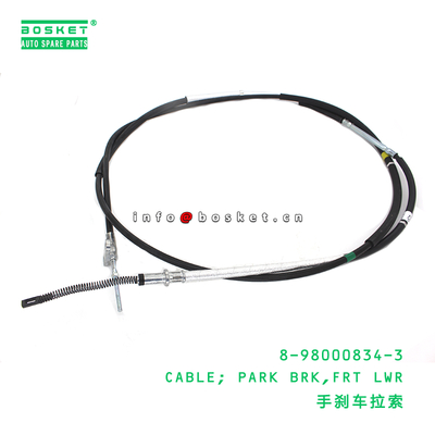 8-98000834-3 Cable de corte de estacionamiento delantero adecuado para ISUZU 8980008343